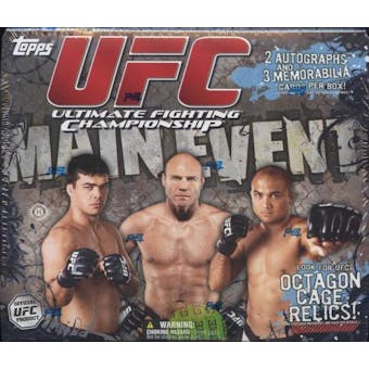 2010 Topps UFC Main Event Hobby Box