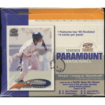 1999 Pacific Paramount Baseball Retail 20 Pack Box