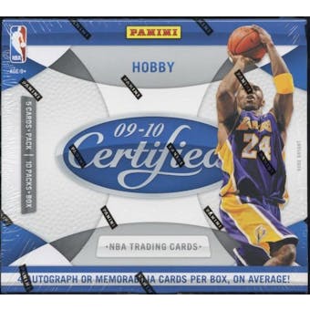 2009/10 Panini Certified Basketball Hobby Box