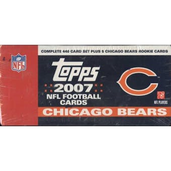 2007 Topps Football Factory Set (Box) (Chicago Bears)