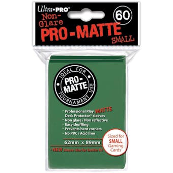 Ultra Pro Yu-Gi-Oh! Size Pro-Matte Green Deck Protectors (60 count pack)