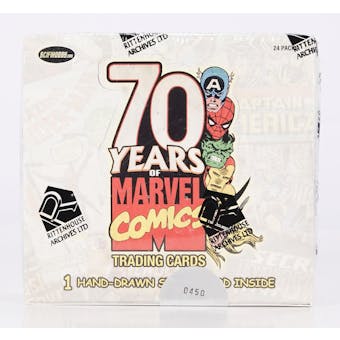 Marvel 70th Anniversary Trading Cards Box (Rittenhouse 2010)