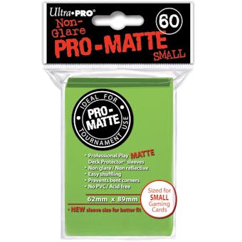 Ultra Pro Yu-Gi-Oh! Size Pro-Matte Lime Green Deck Protectors (60 count pack)