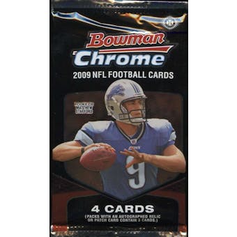 2009 Bowman Chrome Football Hobby Pack