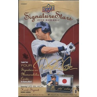 2009 Upper Deck Signature Stars Baseball Hobby Box