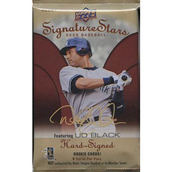 2009 Upper Deck Signature Stars Baseball Hobby Pack
