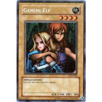 Yu-Gi-Oh Labyrinth of Nightmare Single Gemini Elf Secret Rare (LON-000)