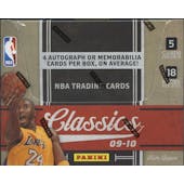 2009/10 Panini Classics Basketball Hobby Box
