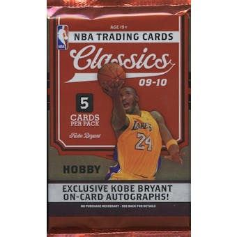 2009/10 Panini Classics Basketball Hobby Pack