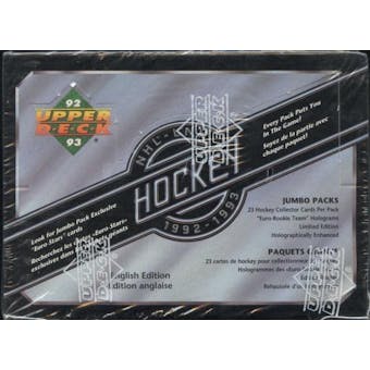 1992/93 Upper Deck Series 1 Hockey Jumbo Box
