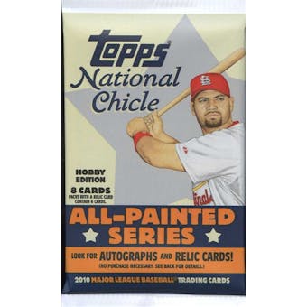 2010 Topps National Chicle Baseball Hobby Pack