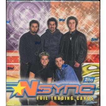 Nsync Foil Trading Cards Box (2000 Topps) (Reed Buy)
