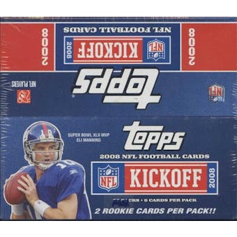 2008 Topps Kickoff Football 36-Pack Box