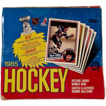 1984/85 O-Pee-Chee Hockey Wax Box (BBCE)