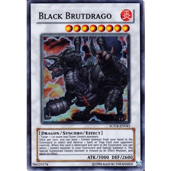 Yu-Gi-Oh Stardust Overdrive Single Black Brutdrago Super Rare