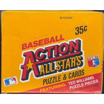 1984 Donruss Action All Stars Baseball Wax Box