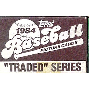 1984 Topps Traded & Rookies Baseball Factory Set