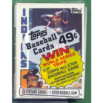 1984 Topps Baseball Cello Pack (Reed Buy)