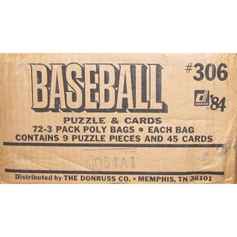 1984 Donruss Baseball 72-Pack Rack Case