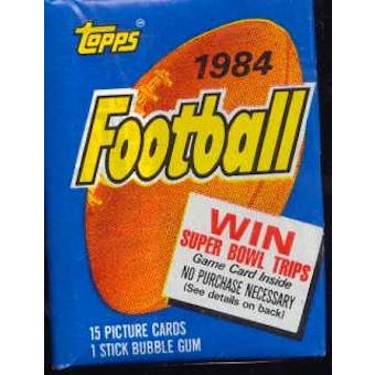 1984 Topps Football Wax Pack