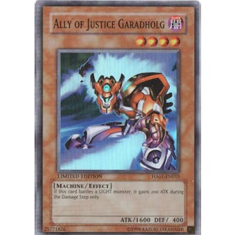 Yu-Gi-Oh Hidden Arsenal Single Ally of Justice Garadholg Super Rare