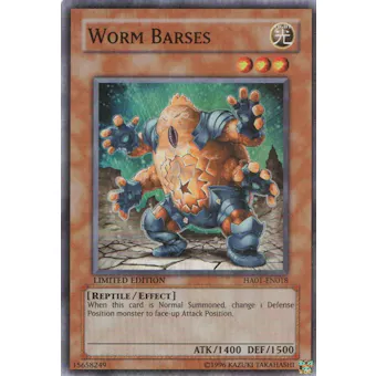 Yu-Gi-Oh Hidden Arsenal Single Worm Barses Super Rare