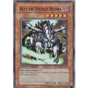 Yu-Gi-Oh Hidden Arsenal Single Ally of Justice Rudra Super Rare
