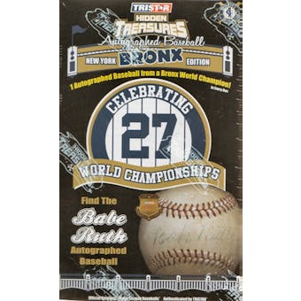2010 TriStar Bronx Edition Series 4 Baseball Hobby Box