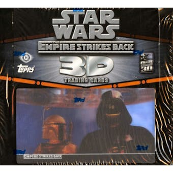 Star Wars Empire Strikes Back 3D Trading Cards Hobby Box (2010 Topps)