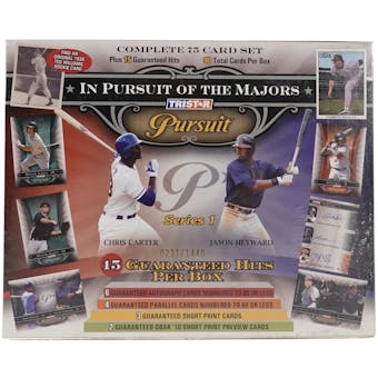 2010 TriStar Pursuit Series 1 Baseball Hobby Box