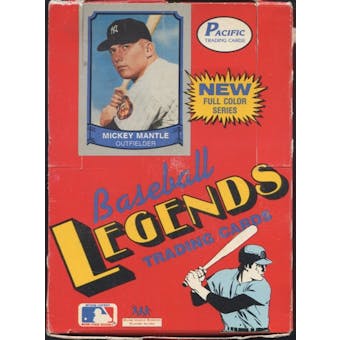 1988 Pacific Legends Series 1 Baseball Hobby Box