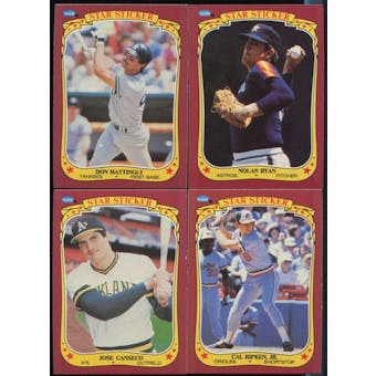 1986 Fleer Baseball Sticker Cards Complete Set (NM-MT)