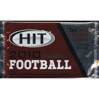 2010 Sage Hit Low Series Football Hobby Pack