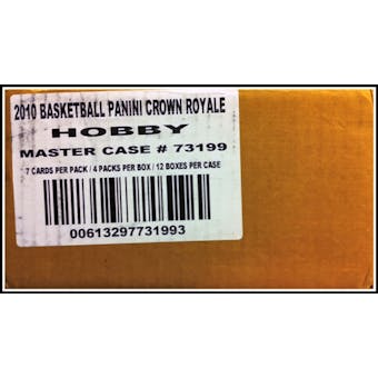 2009/10 Panini Crown Royale Basketball Hobby 12-Box Case