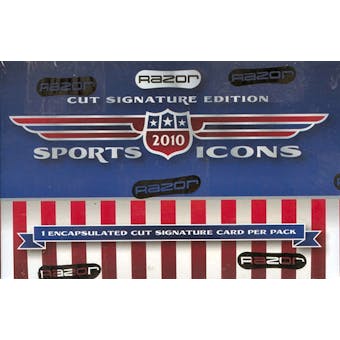 2010 Leaf Sports Icons Cut Signature Edition Hobby Box