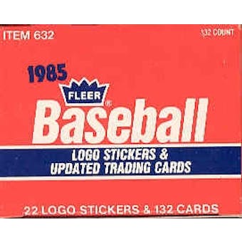 1985 Fleer Update Baseball Factory Set
