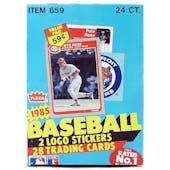 1985 Fleer Baseball Cello Box