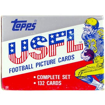 1985 Topps USFL Football Factory Set