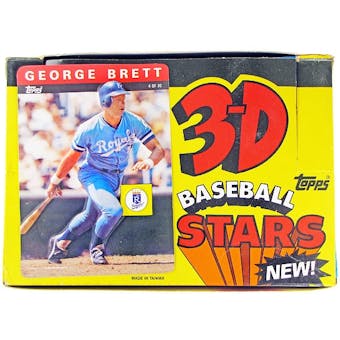 1985 Topps 3D Baseball Hobby Box (Reed Buy)