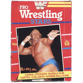 1985 O-Pee-Chee WWF Series 1 Wrestling Wax Box (Hulk Hogan Rookie)
