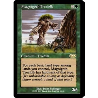 Magic the Gathering Planeshift Single Magnigoth Treefolk - SLIGHT PLAY (SP)