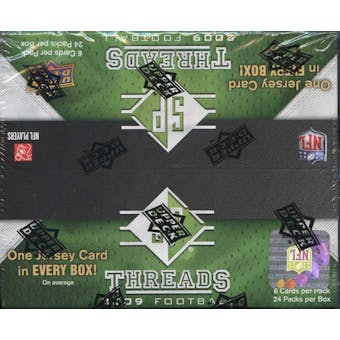 2009 Upper Deck SP Threads Football 24-Pack Box