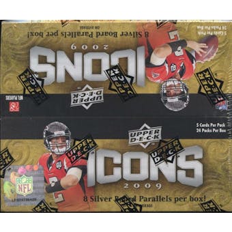 2009 Upper Deck Icons Football 24-Pack Box