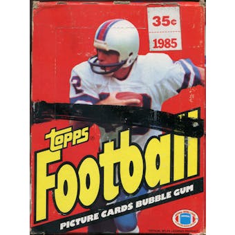 1985 Topps Football Wax Box (1985 Packs in 1981 Display Box)