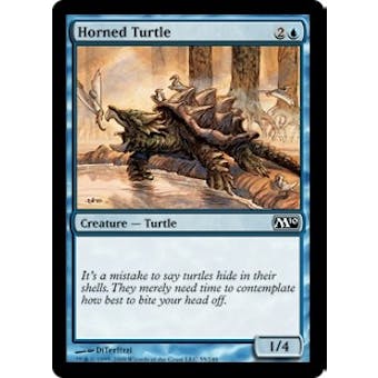 Magic the Gathering 2010 Single Horned Turtle Foil