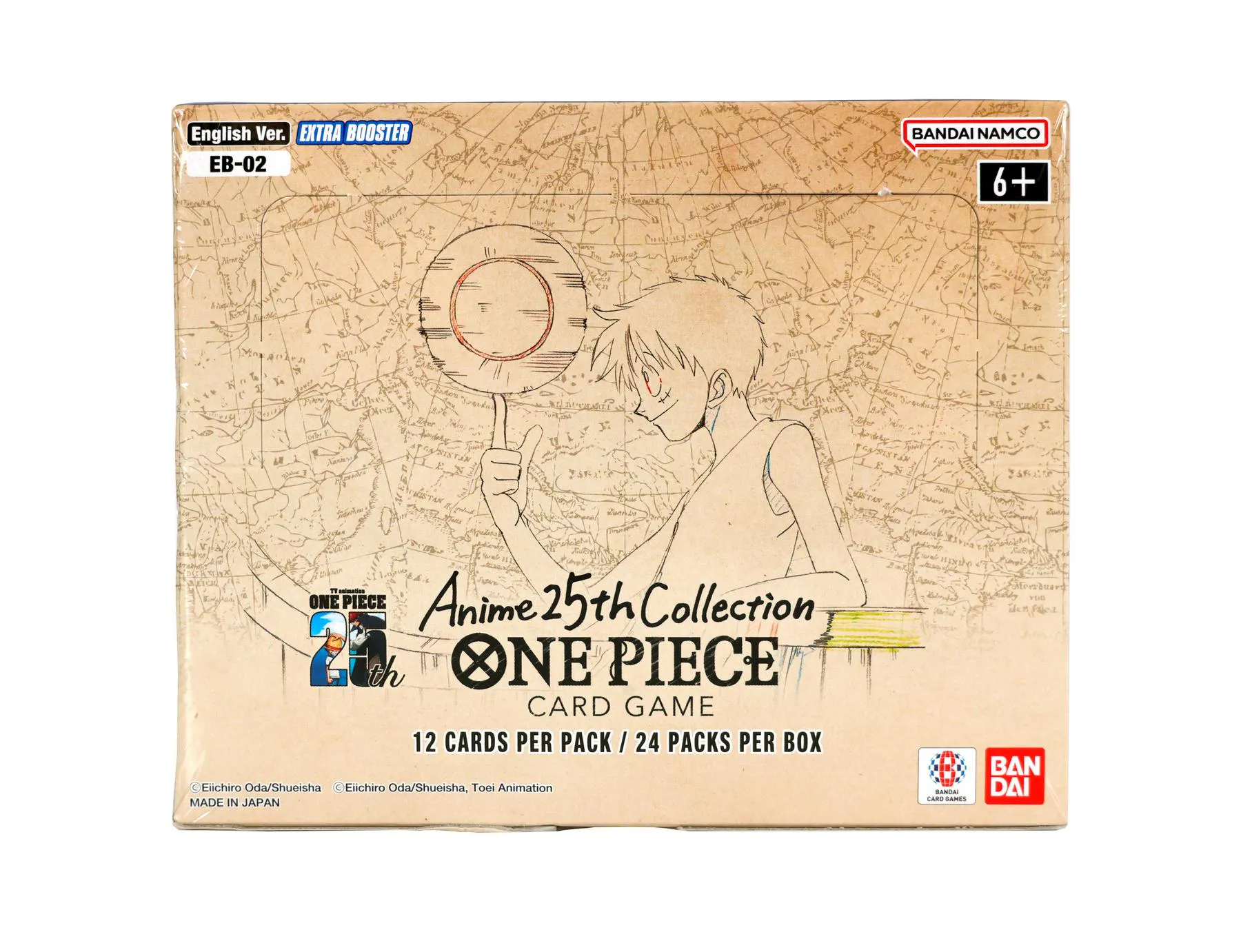One Piece Extra Anime 25th Collection EB-02 Booster Box One Piece Extra Anime 25th Collection EB-02 Booster Box