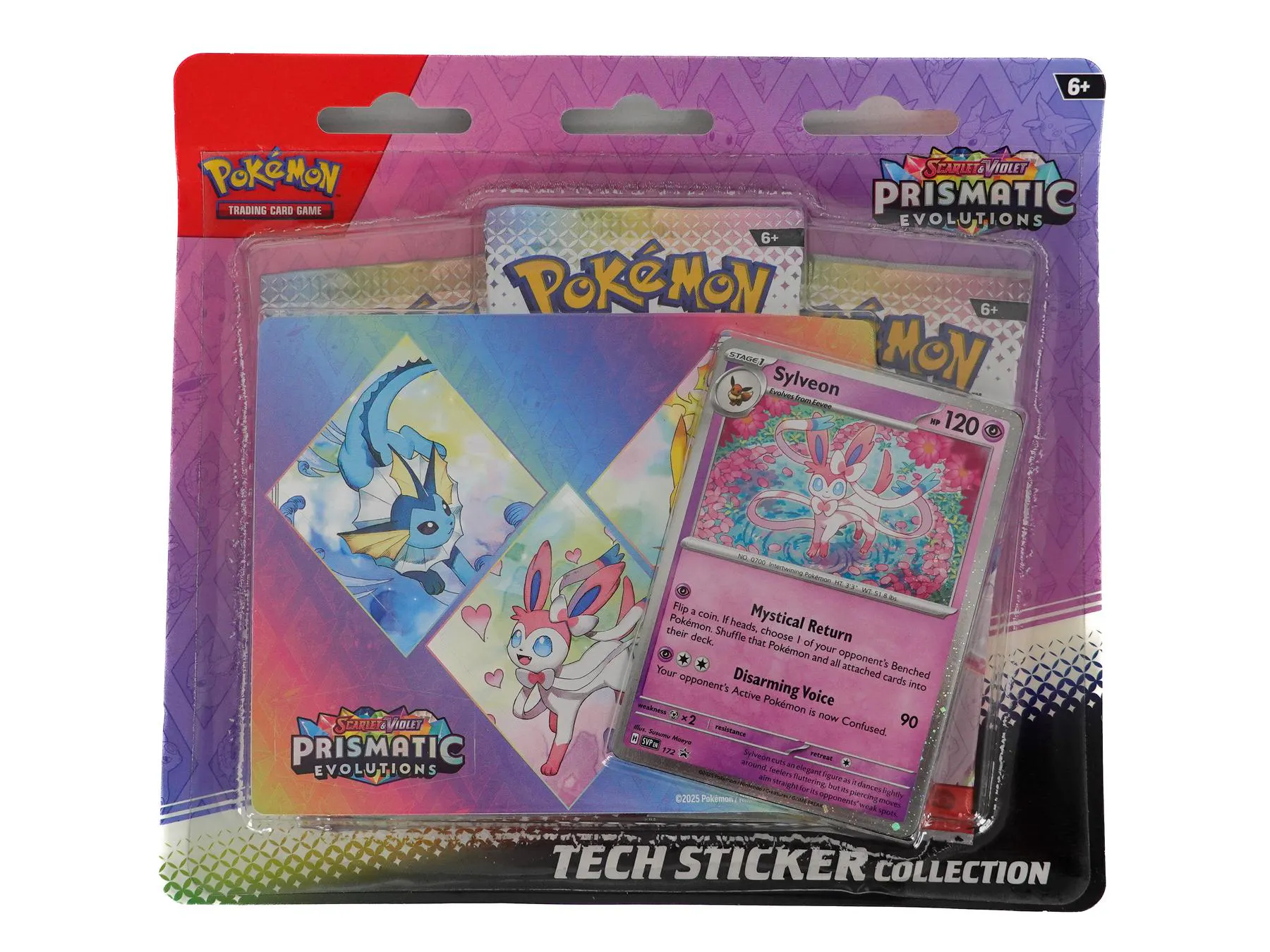 Pokemon Prismatic Evolutions Scarlet & Violet Tech Sticker Collection Pokemon Prismatic Evolutions Scarlet & Violet Tech Sticker Collection