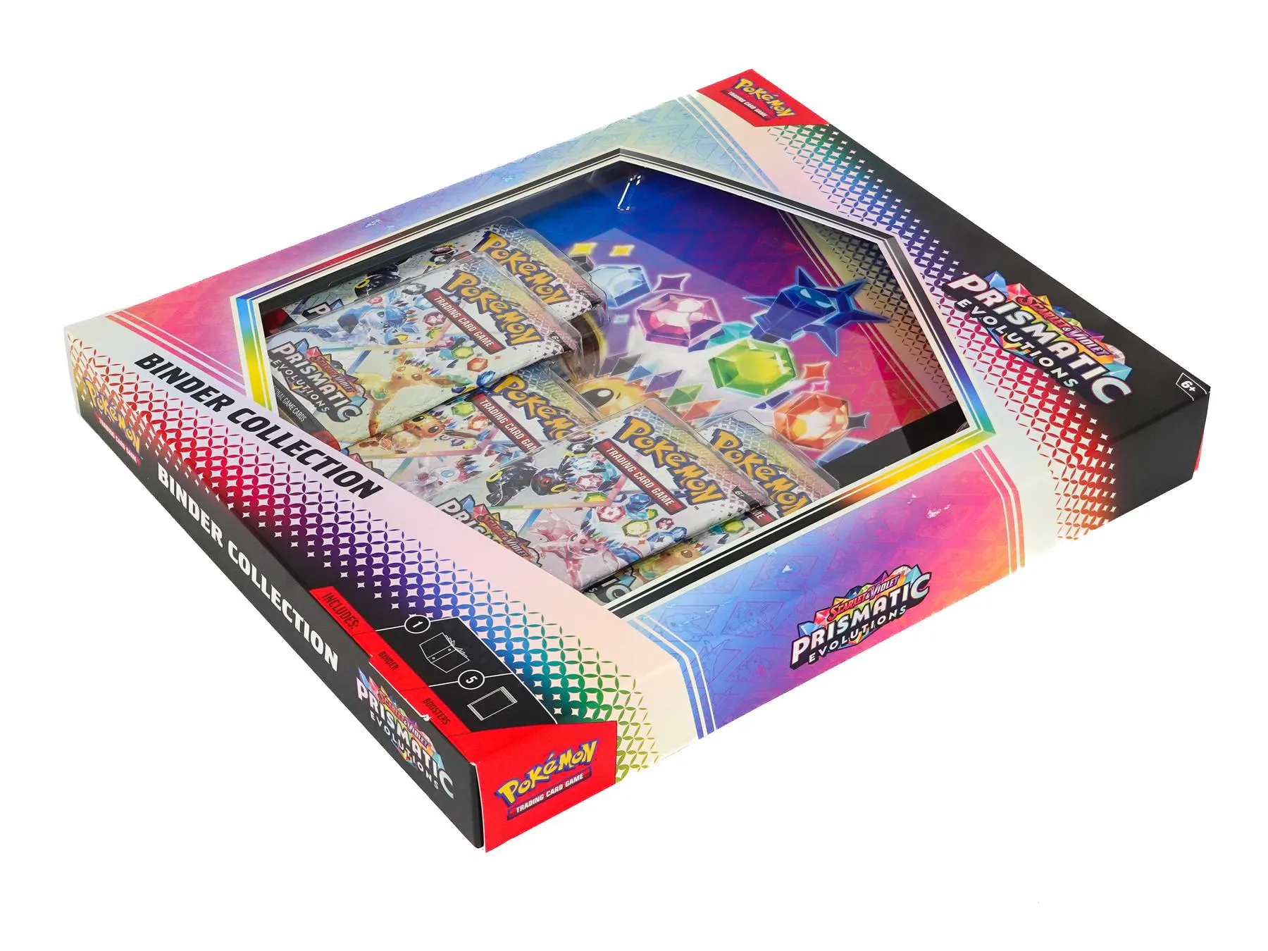 how many cards does the prismatic binder hold Zipper Binder for Pokemon Cards - Prismatic Evolutions