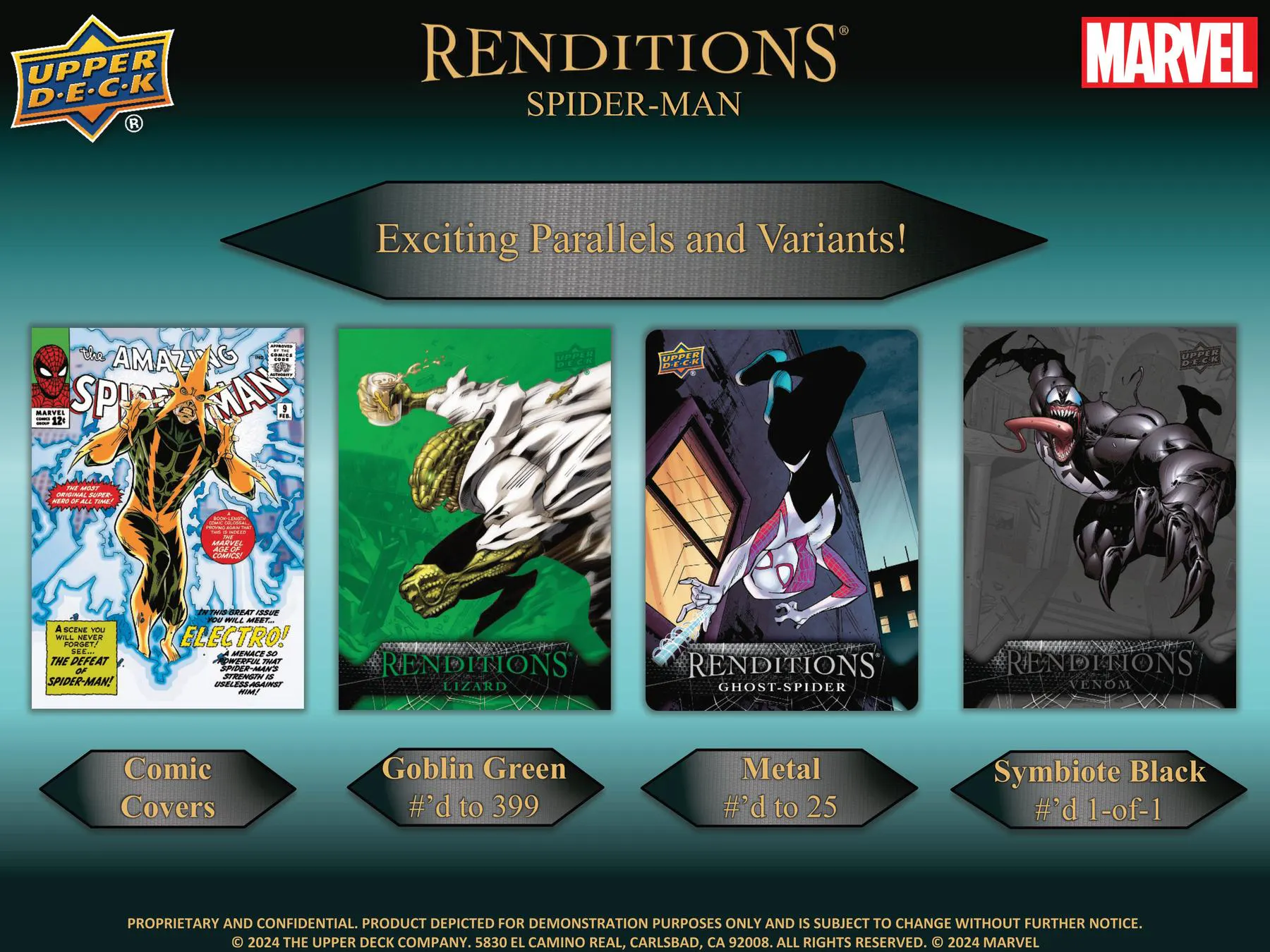2024 Upper Deck Marvel Renditions Spider-Man Hobby Box | DA Card World