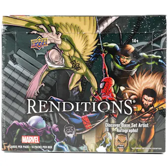 Marvel Renditions Spider-Man Hobby Box (Upper Deck 2024) | DA Card World